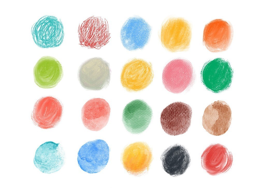 30+儿童绘本水粉彩铅Procreate笔刷